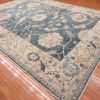 11′ x 15′ Slate Blue Fine Hand-Knotted New Turkish Oushak Rug – Traditional Wool