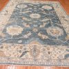 11′ x 15′ Slate Blue Fine Hand-Knotted New Turkish Oushak Rug – Traditional Wool