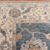 11′ x 15′ Slate Blue Fine Hand-Knotted New Turkish Oushak Rug – Traditional Wool