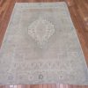 5′ x 7′ Turkish Beige Anatolian Rug Hand-Knotted Wool