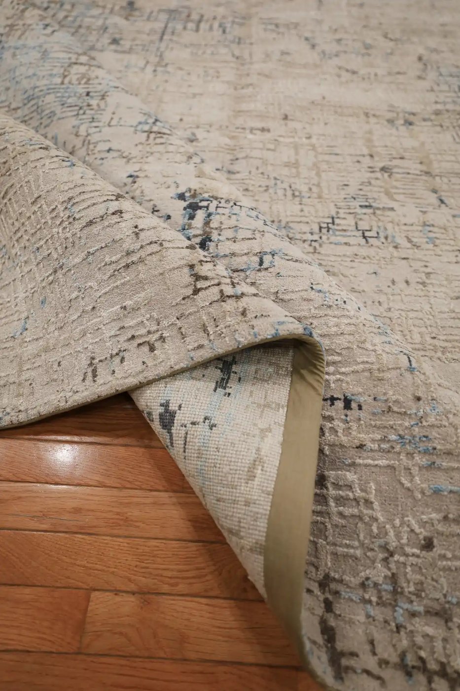 8′ x 10′ Beige Fine Hand-Knotted Indian Cologne Rug – Traditional Wool