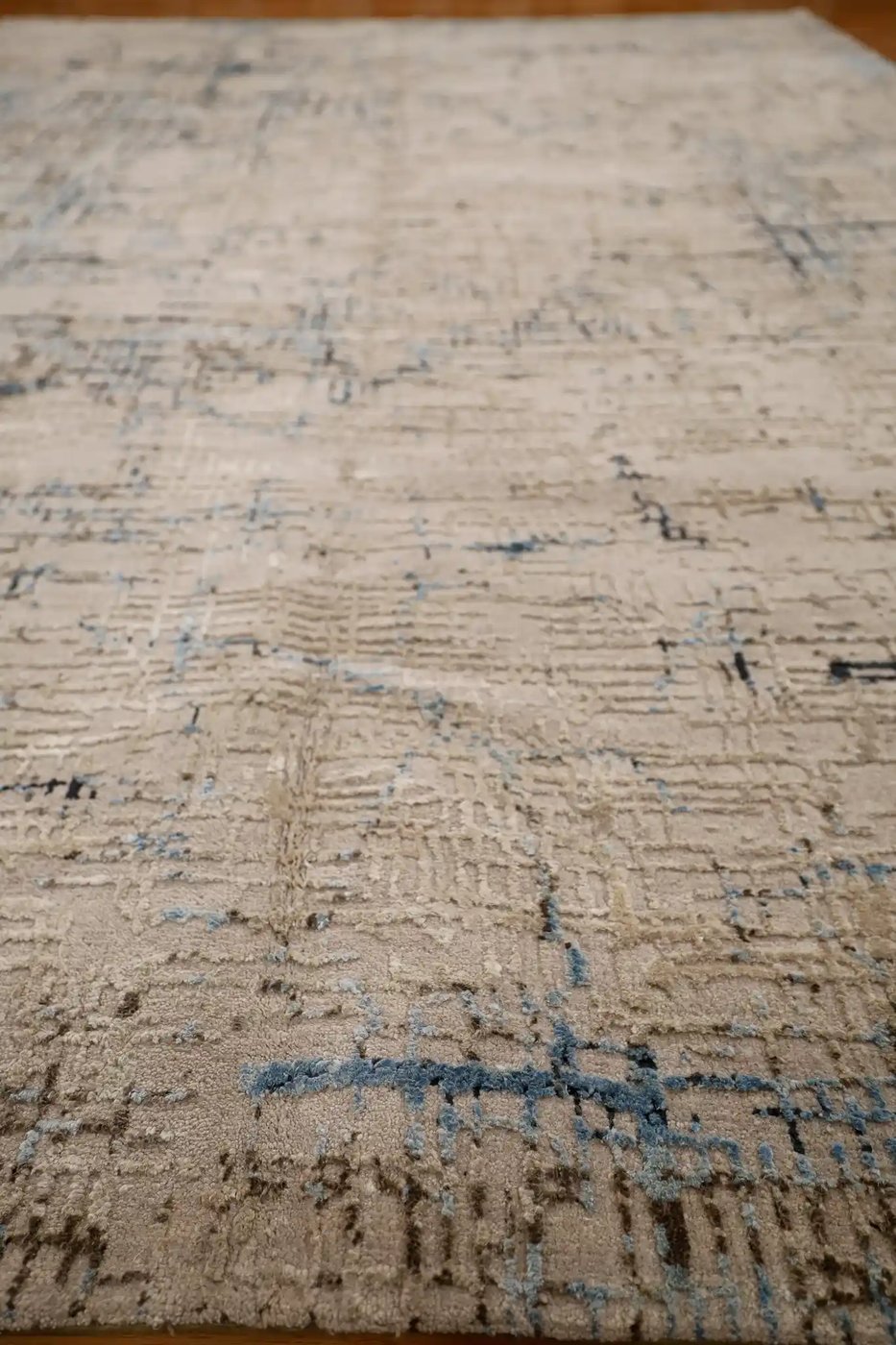 8′ x 10′ Beige Fine Hand-Knotted Indian Cologne Rug – Traditional Wool