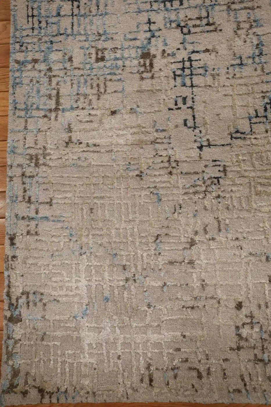 8′ x 10′ Beige Fine Hand-Knotted Indian Cologne Rug – Traditional Wool