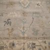 8′ x 10′ Beige Fine Hand-Knotted Afghan Oushak Rug – Traditional Wool