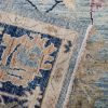 6′ x 9′ Light Blue Hand-Knotted New Turkish Oushak Rug – Contemporary Wool