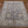 5′ x 7′ Grey Fine Hand-Knotted Turkish Oushak Rug – Transitional Wool