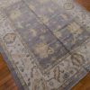 5′ x 7′ Grey Fine Hand-Knotted Turkish Oushak Rug – Transitional Wool