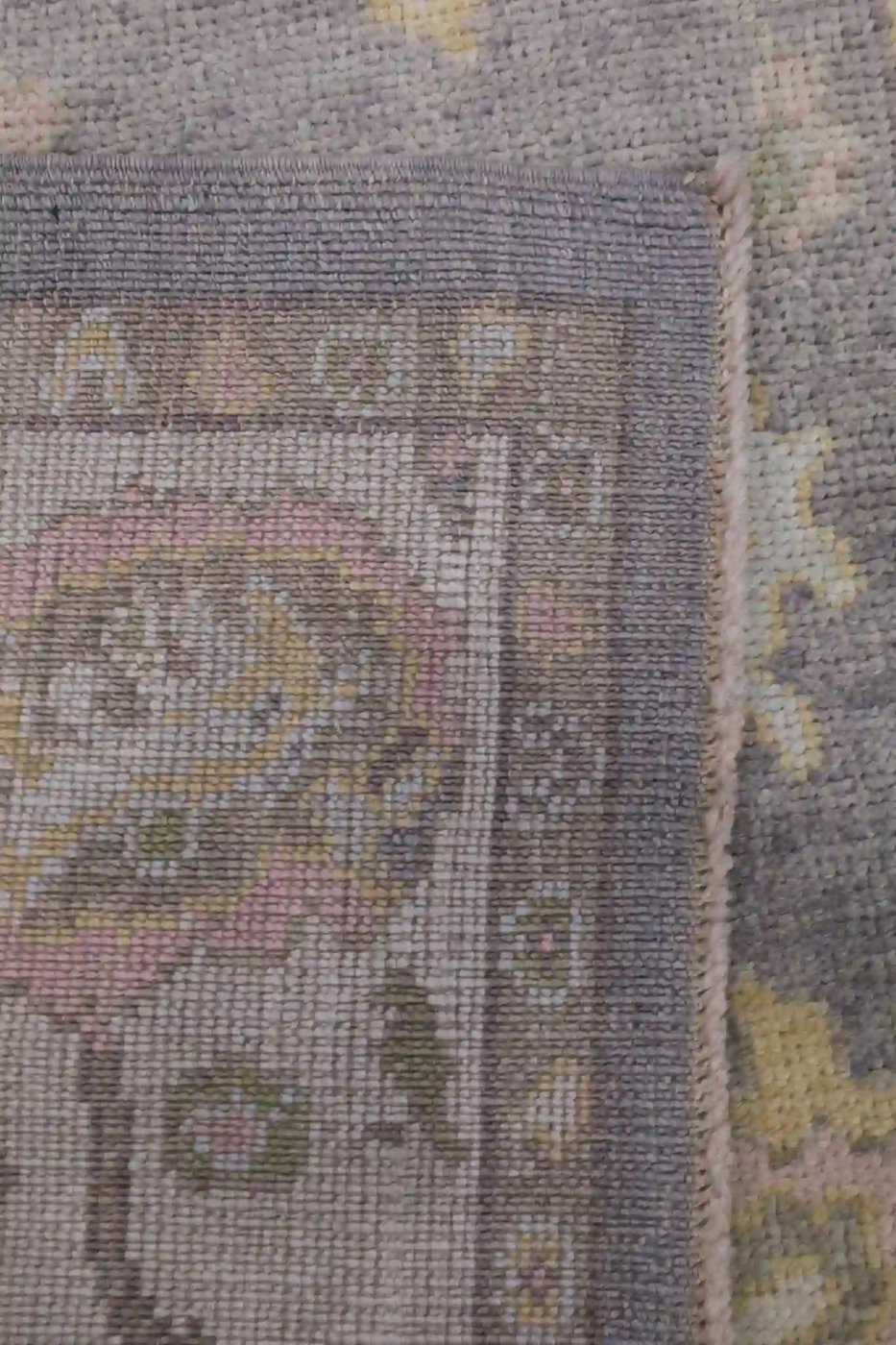 5′ x 7′ Grey Fine Hand-Knotted Turkish Oushak Rug – Transitional Wool