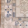 6′ x 7′ Ivory Fine Hand-Knotted Turkish Oushak Rug – Traditional Wool