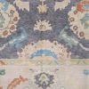 9′ x 12′ Slate Fine Hand-Knotted Turkish Oushak Rug – Traditional Wool