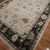 8′ x 10′ Beige Fine Hand-Knotted Indian Oushak Rug – Traditional Wool