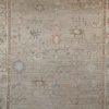 8′ x 10′ Ivory Fine Hand-Knotted New Turkish Oushak Rug – Traditional Wool