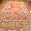 10′ x 15′ Orange Fine Hand-Knotted Turkish Oushak Rug – Traditional Wool