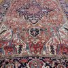 8′ x 12′ Rust Red Hand-Knotted Semi-Antique Persian Heriz Rug – Traditional Wool