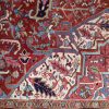 8′ x 12′ Rust Red Hand-Knotted Semi-Antique Persian Heriz Rug – Traditional Wool