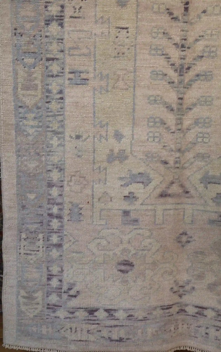 9′ x 12′ Beige Fine Hand-Knotted New Turkish Oushak Rug – Traditional Wool