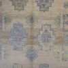 8′ x 10′ Ivory Fine Hand-Knotted Turkish Oushak Rug – Transitional Wool