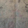 8′ x 11′ Gray Fine Hand-Knotted Turkish Oushak Rug – Transitional Wool