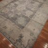9′ x 12′ Beige Fine Hand-Knotted Turkish Oushak Rug – Traditional Wool