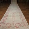3′ x 17′ Beige Fine Hand-Knotted Turkish Oushak Runner – Traditional Wool