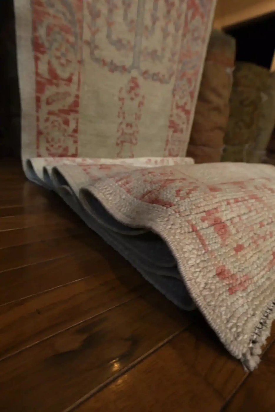 3′ x 17′ Beige Fine Hand-Knotted Turkish Oushak Runner – Traditional Wool