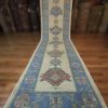 3′ x 17′ Beige Fine Hand-Knotted New Turkish Oushak Runner Rug– Traditional Wool
