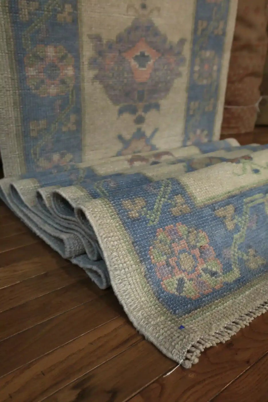 3′ x 17′ Beige Fine Hand-Knotted New Turkish Oushak Runner Rug– Traditional Wool