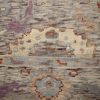 9′ x 10′ Blue Fine Hand-Knotted Turkish Oushak Rug – Traditional Wool