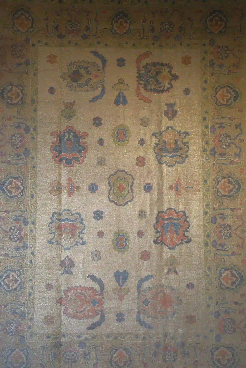 9′ x 13′ Pale Green Fine Hand-Knotted New Turkish Oushak Rug – Traditional Wool