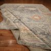 9′ x 11′ Pale Blue Fine Hand-Knotted New Turkish Oushak Rug – Traditional Wool