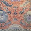 11′ x 14′ Coral Fine Hand-Knotted New Turkish Oushak Rug – Traditional Wool
