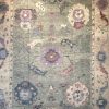 11′ x 14′ Pale Blue Fine Hand-Knotted New Turkish Oushak Rug – Traditional Wool