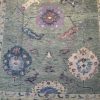11′ x 14′ Pale Blue Fine Hand-Knotted New Turkish Oushak Rug – Traditional Wool