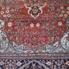11′ x 17′ Red Fine Hand-Knotted Antique Persian Sarouk Farahan Rug – Traditional Wool