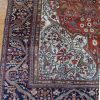 11′ x 17′ Red Fine Hand-Knotted Antique Persian Sarouk Farahan Rug – Traditional Wool