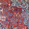 11′ x 17′ Red Fine Hand-Knotted Antique Persian Sarouk Farahan Rug – Traditional Wool
