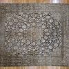 9′ x 13′ Beige Fine Hand-Knotted Persian Tabriz Rug – Traditional Wool
