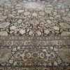 9′ x 13′ Beige Fine Hand-Knotted Persian Tabriz Rug – Traditional Wool