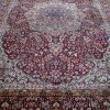 8′ x 11′ Red Fine Hand-Knotted Semi Antique Persian Kerman Rug – Traditional Wool