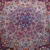 8′ x 11′ Red Fine Hand-Knotted Semi Antique Persian Kerman Rug – Traditional Wool