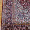 8′ x 11′ Red Fine Hand-Knotted Semi Antique Persian Kerman Rug – Traditional Wool