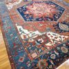 13′ x 16′ Red Fine Hand-Knotted Antique Persian Serapi – Traditional Wool