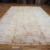 13′ x 18′ Ivory Fine Hand-Knotted Antique Turkish Oushak Rug – Traditional Wool
