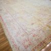13′ x 18′ Ivory Fine Hand-Knotted Antique Turkish Oushak Rug – Traditional Wool