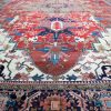 14′ x 20′ Red Fine Hand-Knotted Antique Persian Serapi – Traditional Wool