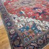 14′ x 20′ Red Fine Hand-Knotted Antique Persian Serapi – Traditional Wool