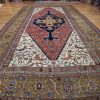 12′ x 18′ Red Fine Hand-Knotted Antique Persian Bakhshayesh – Traditional Wool