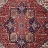 12′ x 15′ Red Fine Hand-Knotted Antique Persian Heriz – Traditional Wool