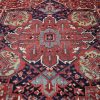12′ x 15′ Red Fine Hand-Knotted Antique Persian Heriz – Traditional Wool