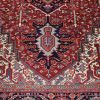 12′ x 15′ Red Fine Hand-Knotted Antique Persian Heriz – Traditional Wool